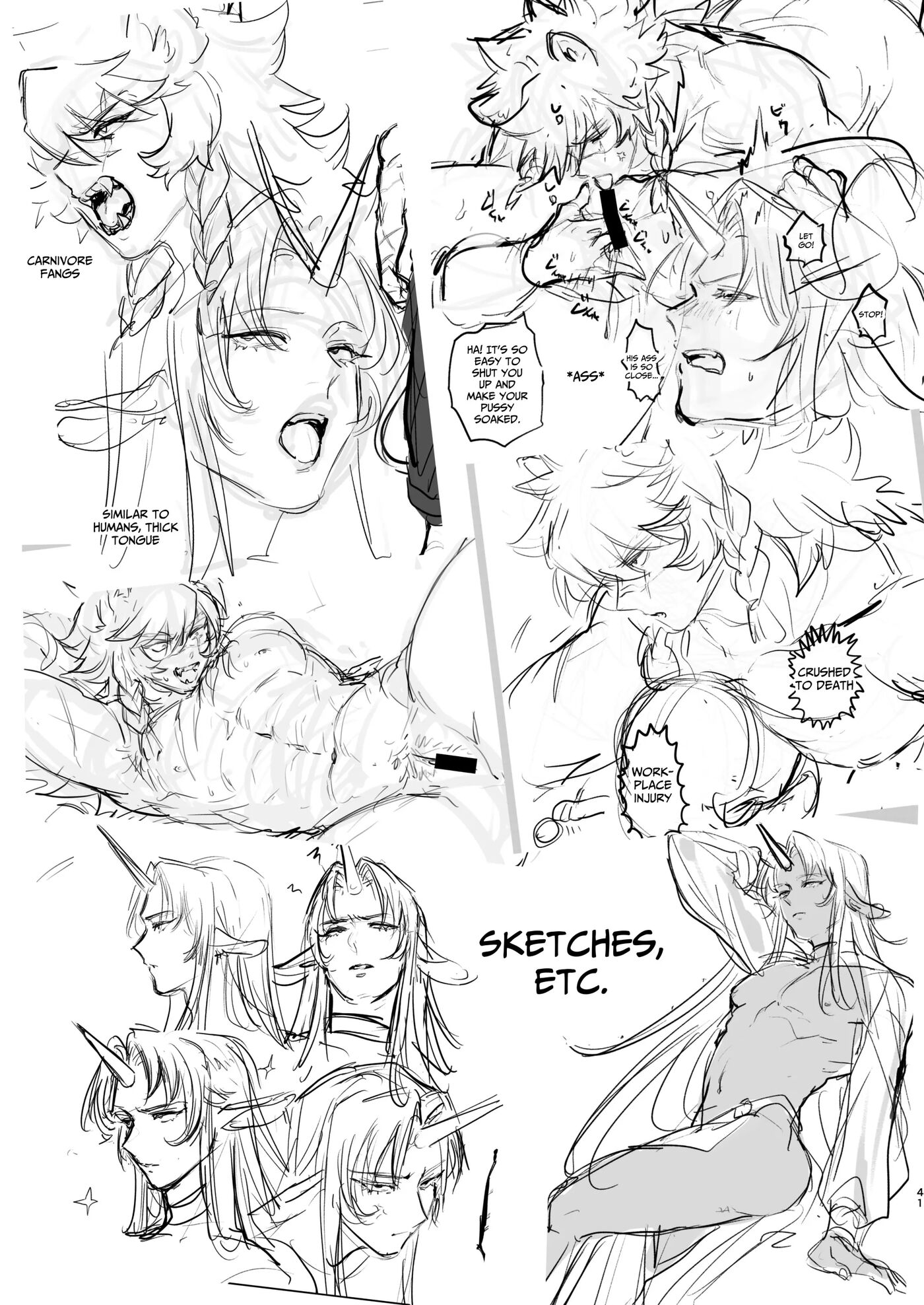 Horn Vs Fang [yaoi] Chapter 1000 Page 40